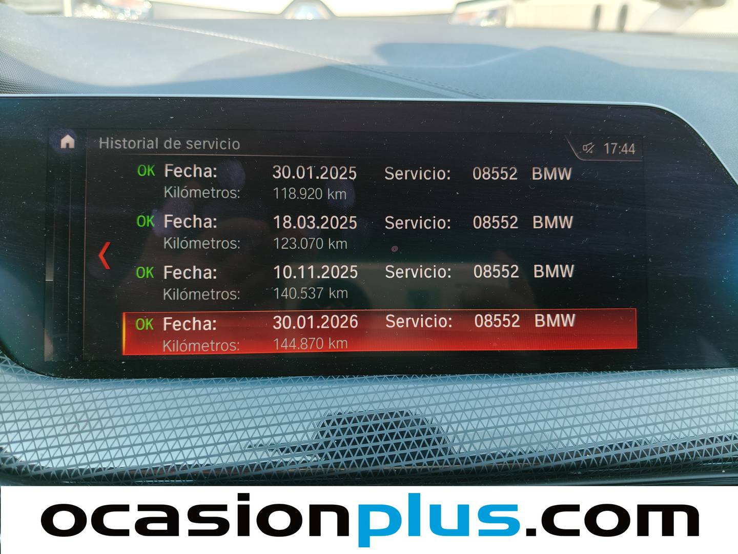 Foto del mantenimiento del BMW Serie 1 BMW Serie 1 116d (116 CV)