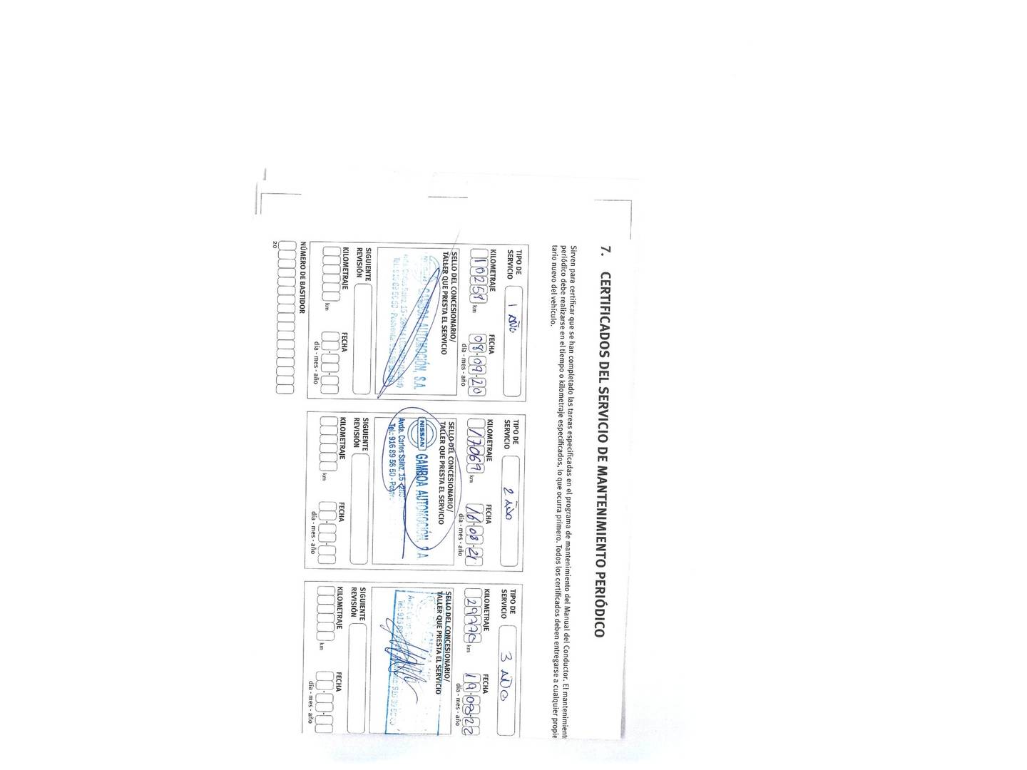 Foto del mantenimiento del Nissan JUKE Nissan Juke G Acenta (112 CV)