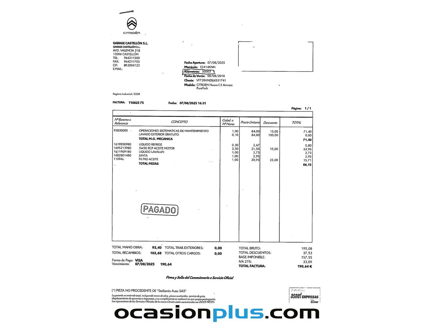 Foto Citroën C3 Aircross Citroen C3 Aircross PureTech 110 S&S Shine (110 CV)