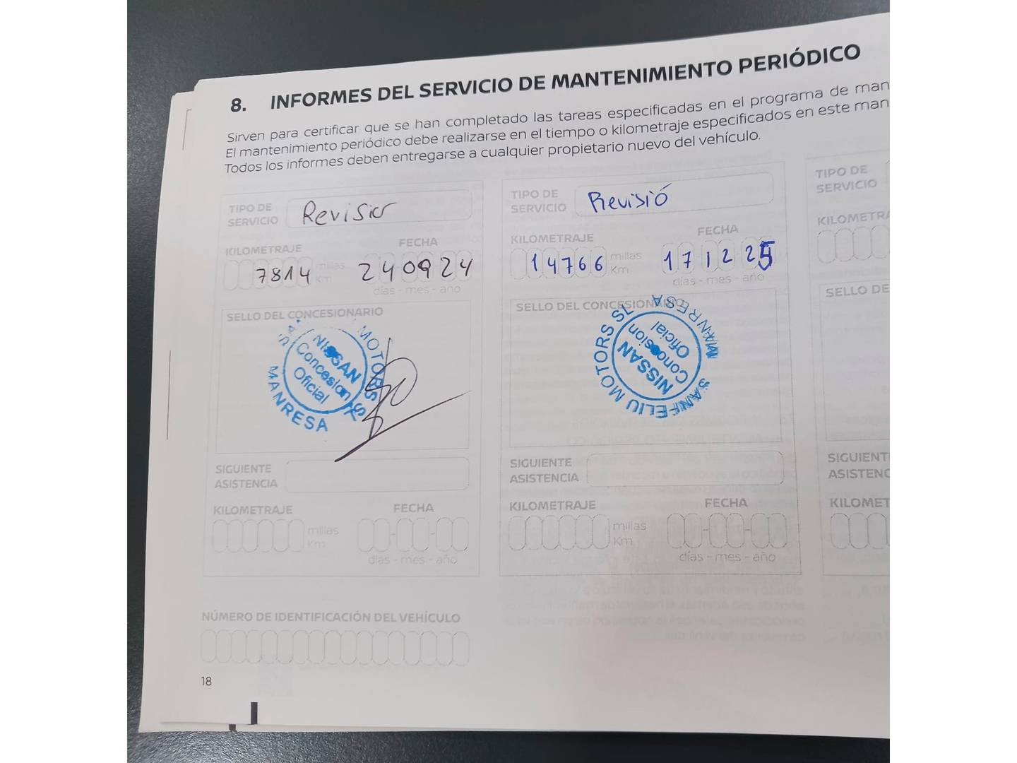 Foto del mantenimiento del Nissan JUKE Nissan Juke DIG-T 114 N-Design Silver 4X2 (114 CV)