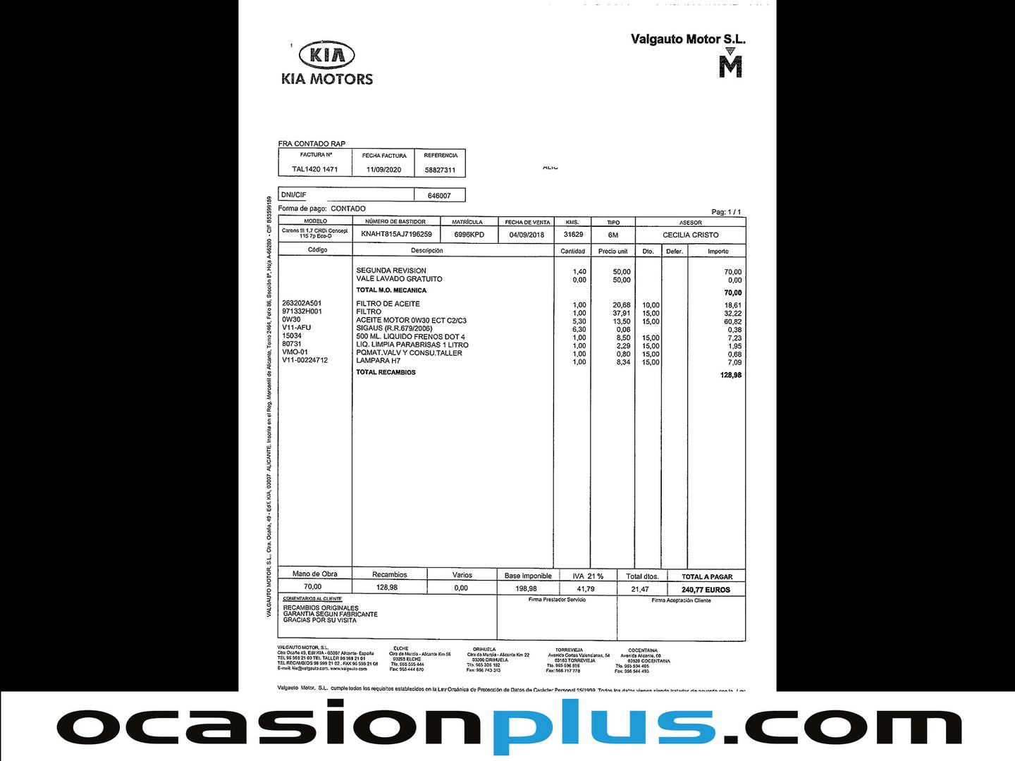 Foto KIA Carens Kia Carens 1.7 CRDi VGT Concept Eco-Dynamics (115 CV) 7 Plazas