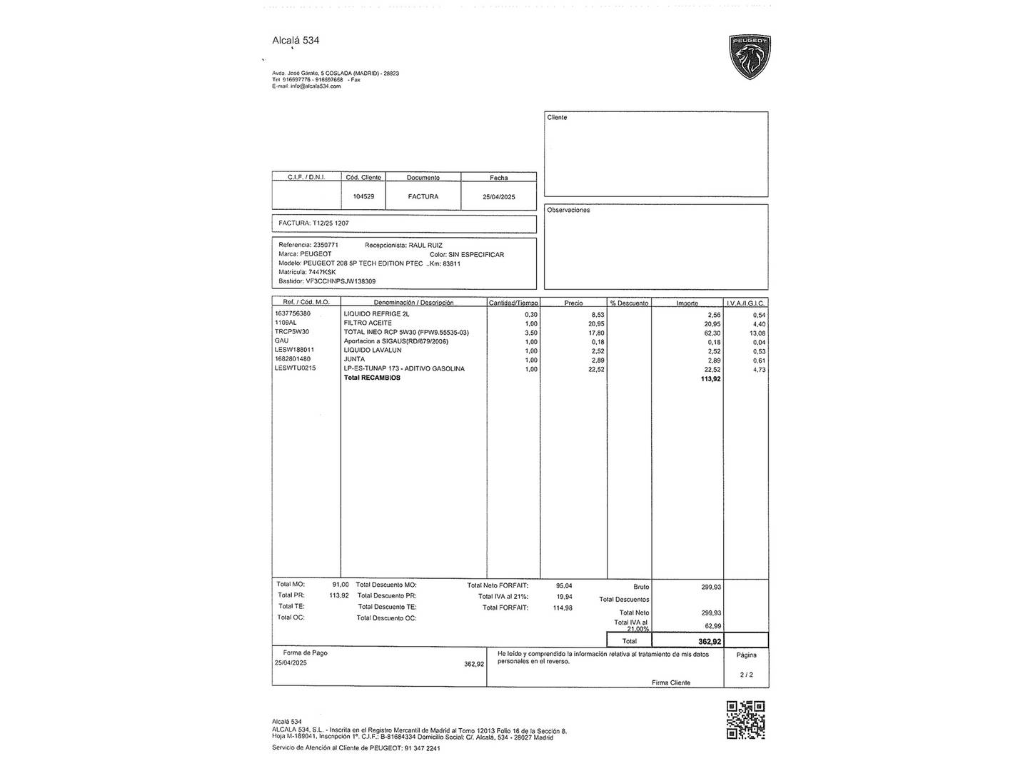 Foto Peugeot 208 Peugeot 208 PureTech 110 S&S Tech Edition 81 kW (110 CV)