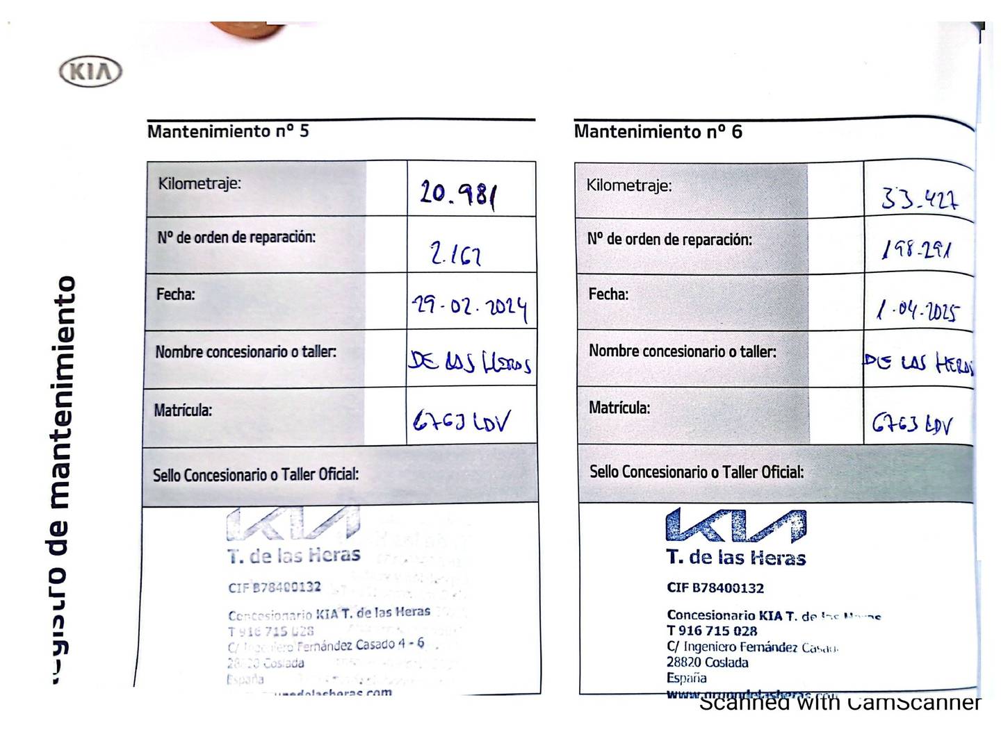 Foto del mantenimiento del KIA Picanto Kia Picanto 1.2 CVVT GT Line Automático (84 CV)