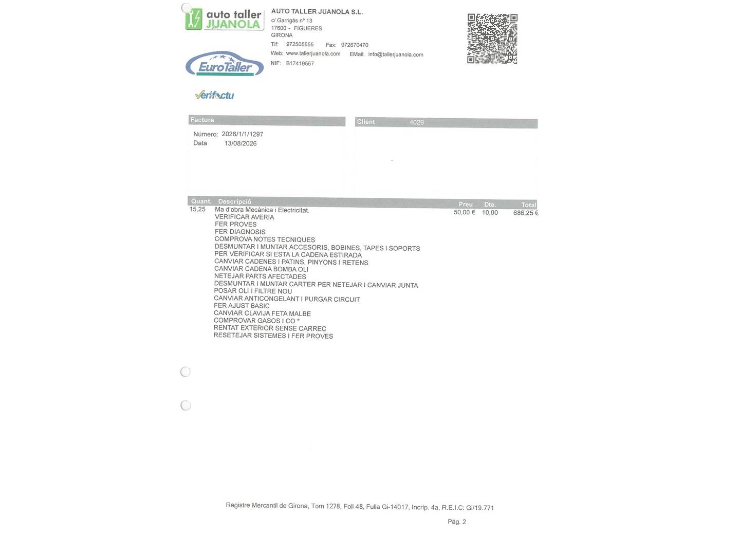 Foto del mantenimiento del Volkswagen Golf Volkswagen Golf Sport 1.4 TSI (160 CV)