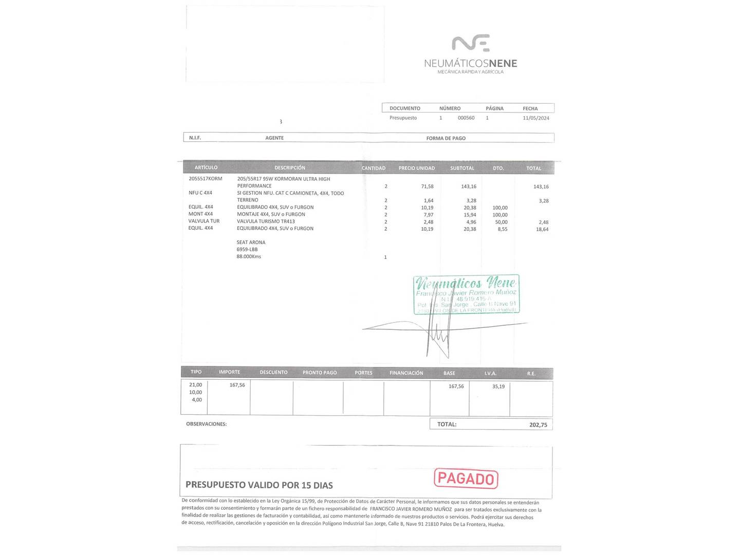 Foto del mantenimiento del Seat Arona Seat Arona 1.0 TSI Ecomotive FR (115 CV)