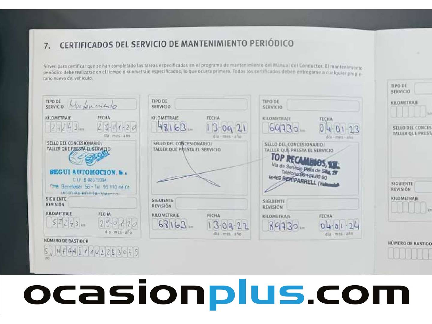 Foto del mantenimiento del Nissan QASHQAI Nissan Qashqai dCi 110 N-Connecta 4x2 (110 CV)