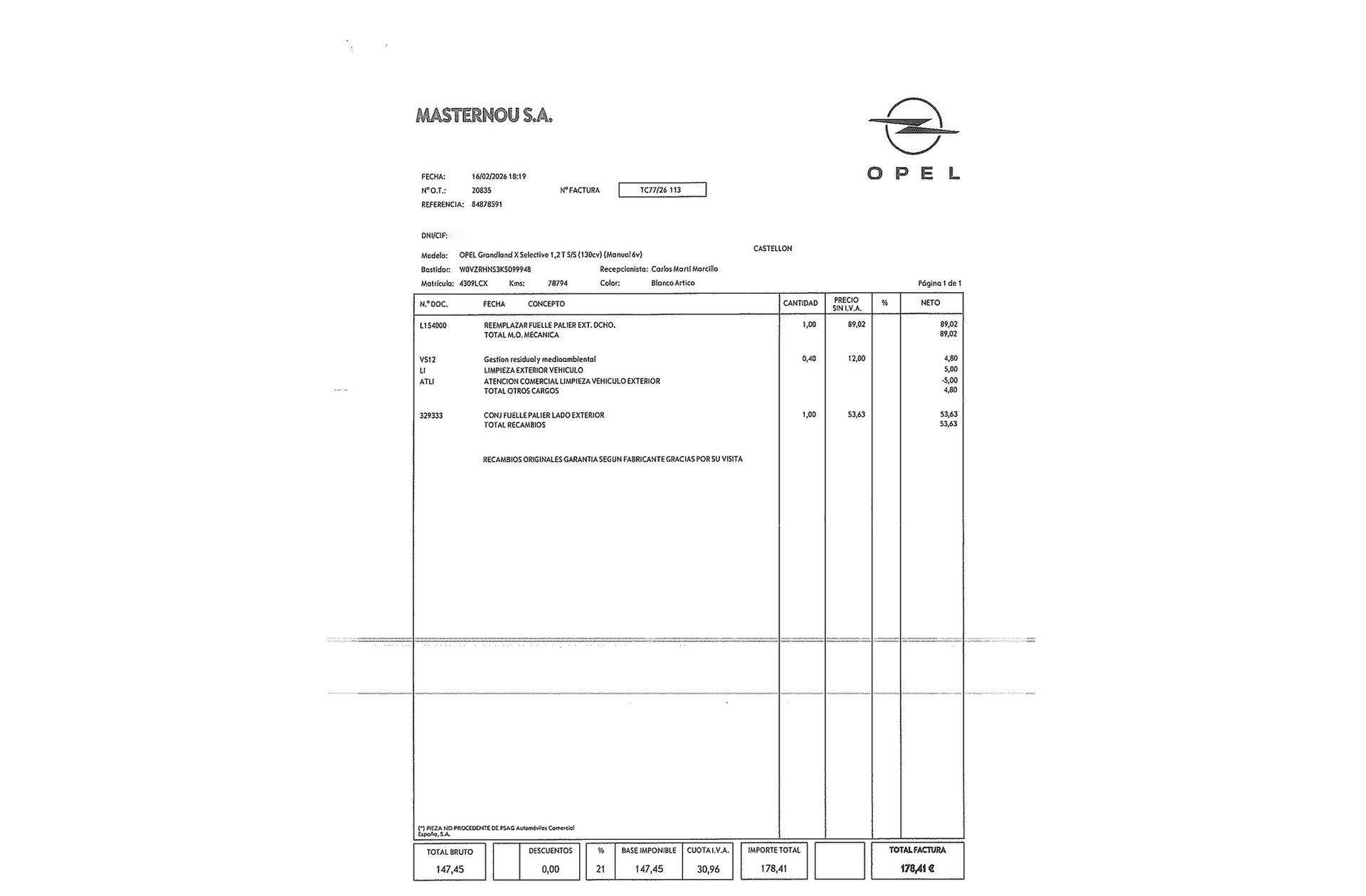 Opel Grandland 1.2 Turbo Selective - foto 26