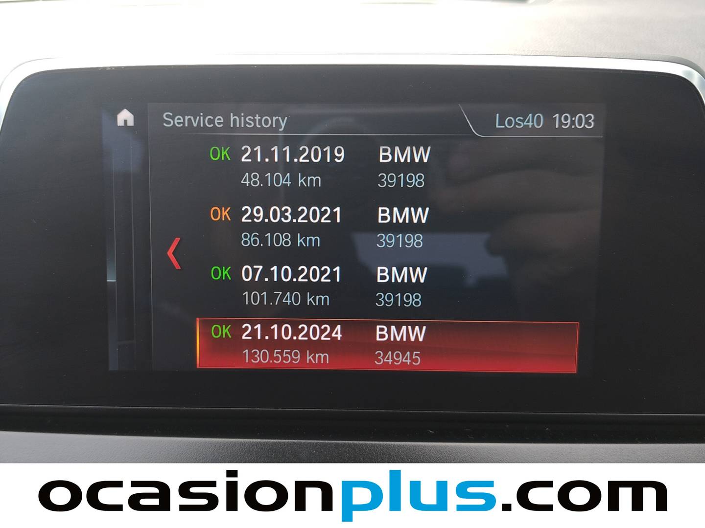 Foto del mantenimiento del BMW Serie 2 Active Tourer BMW Serie 2 218d Active Tourer (150 CV)