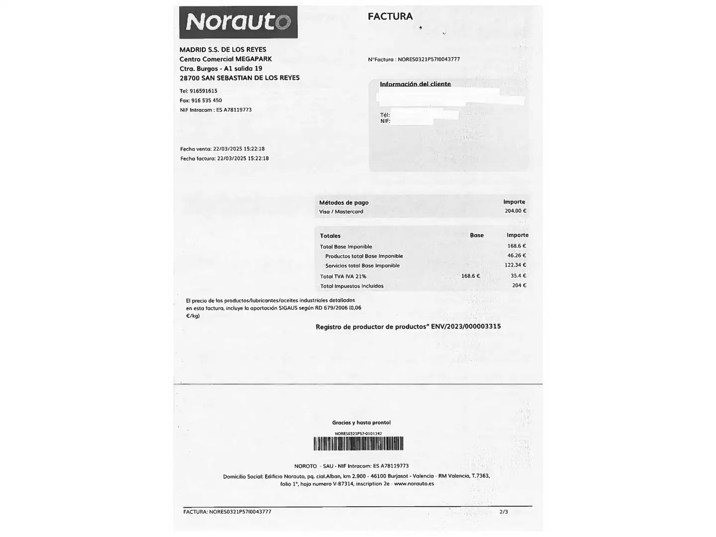 Foto Mercedes Vito Mercedes-Benz Vito 119 CDI Compacta (190 CV)