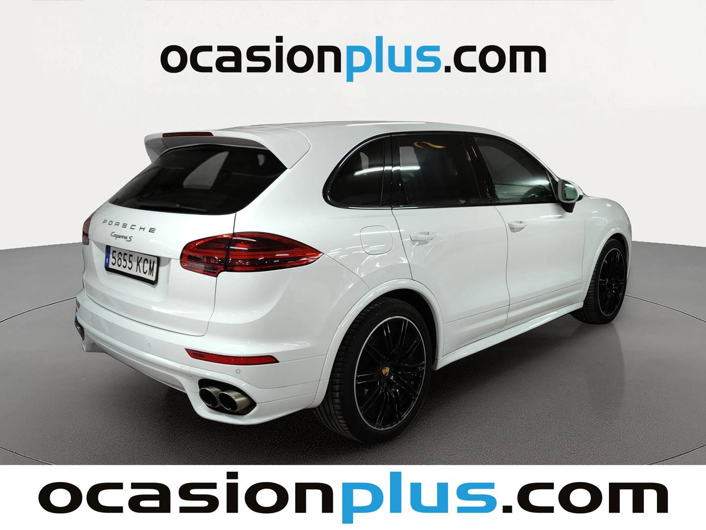 Foto trasera Porsche Cayenne Porsche Cayenne S Platinum Edition (420 CV) derecha