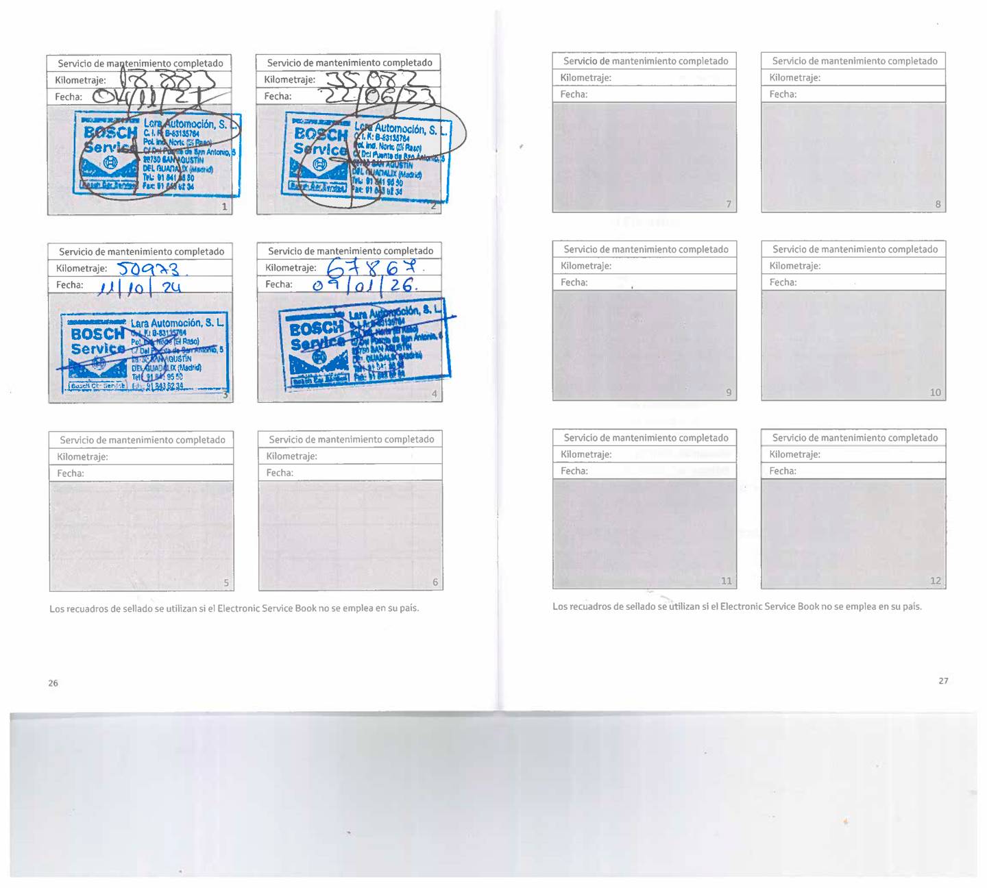 Foto del mantenimiento del Toyota Yaris Toyota Yaris 100H Feel (100 CV)