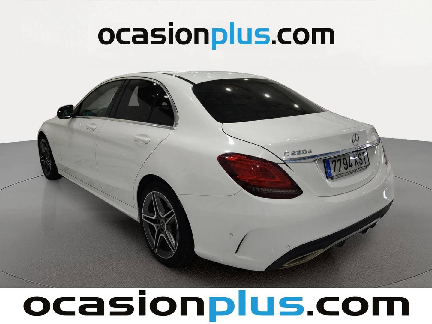 Foto trasera Mercedes Clase C Mercedes Clase C 220 d (194 CV) Pack AMG izquierda