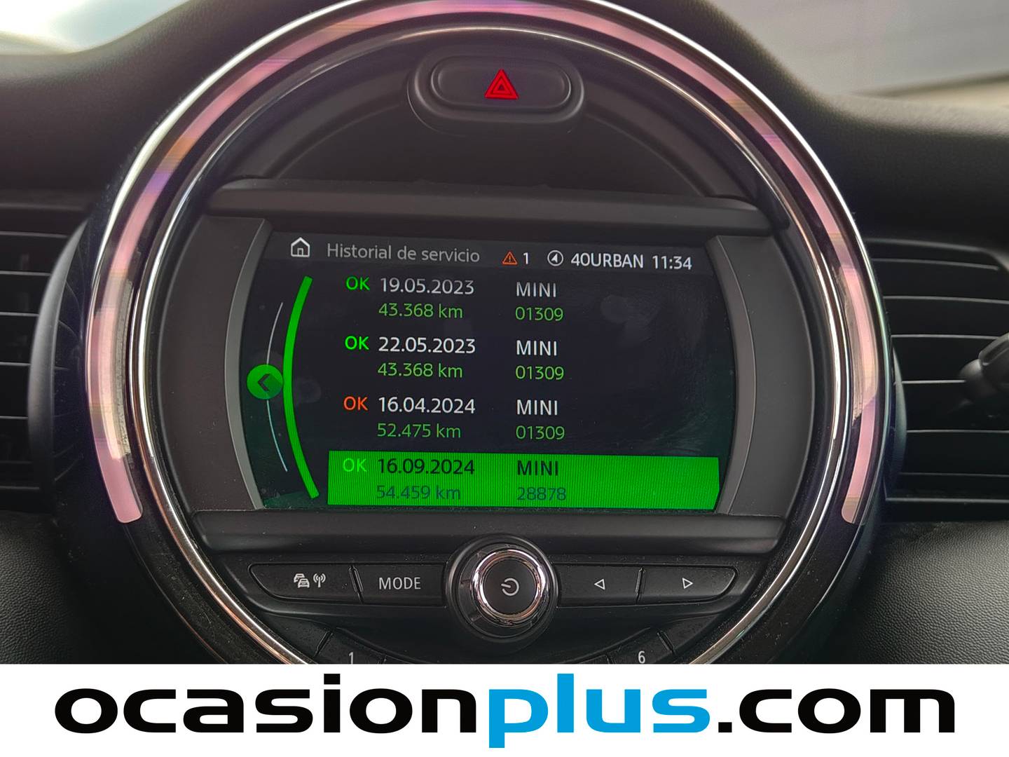 Foto del mantenimiento del Mini MINI MINI MINI 5 Puertas 5 Puertas Cooper (136 CV)