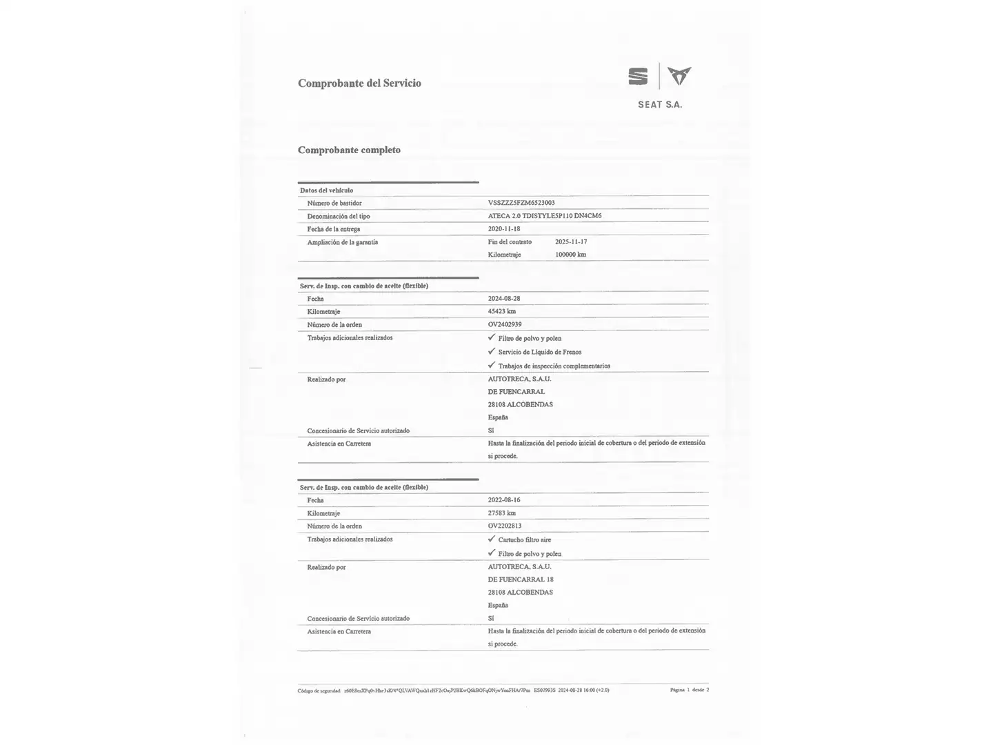 Foto Seat Ateca SEAT Ateca 2.0 TDI S&S Style (150 CV)