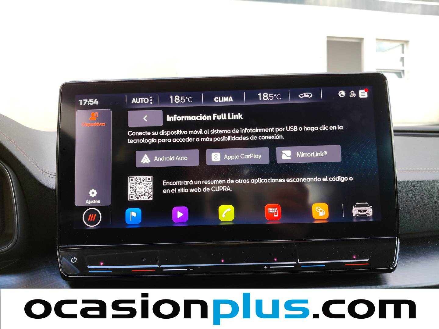 Equipamiento del Cupra Formentor Cupra Formentor 1.5 TSI DSG  (150 CV)