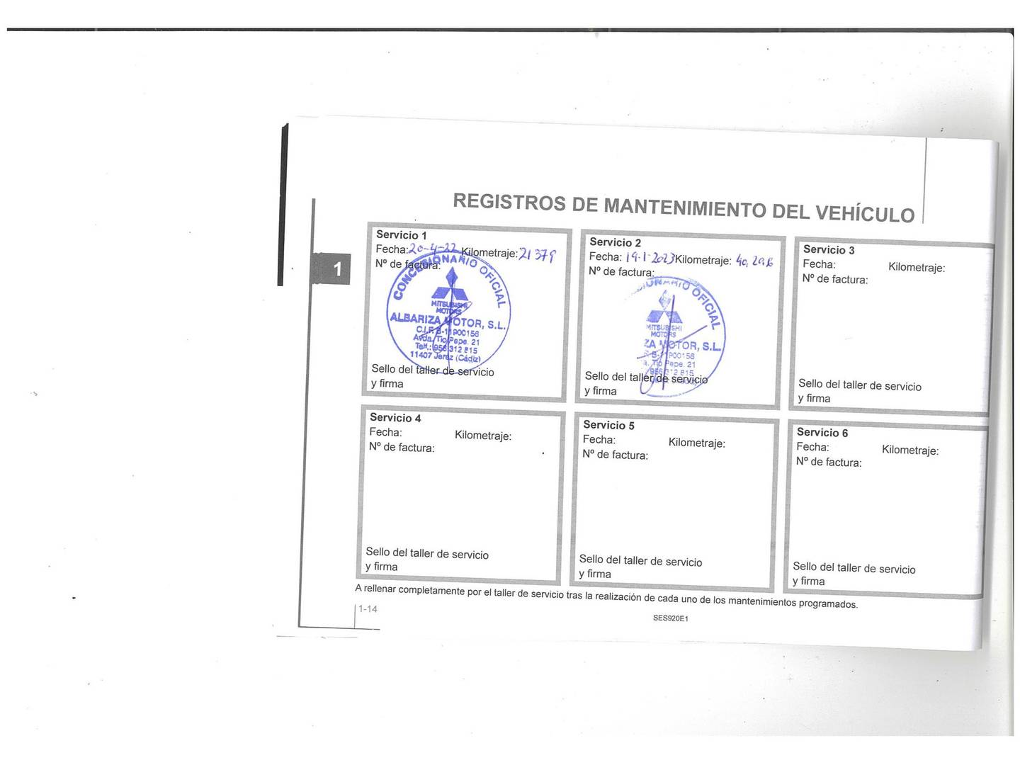 Foto del mantenimiento del Mitsubishi Outlander Mitsubishi Outlander 200 MPI Motion 2WD CVT (150 CV)