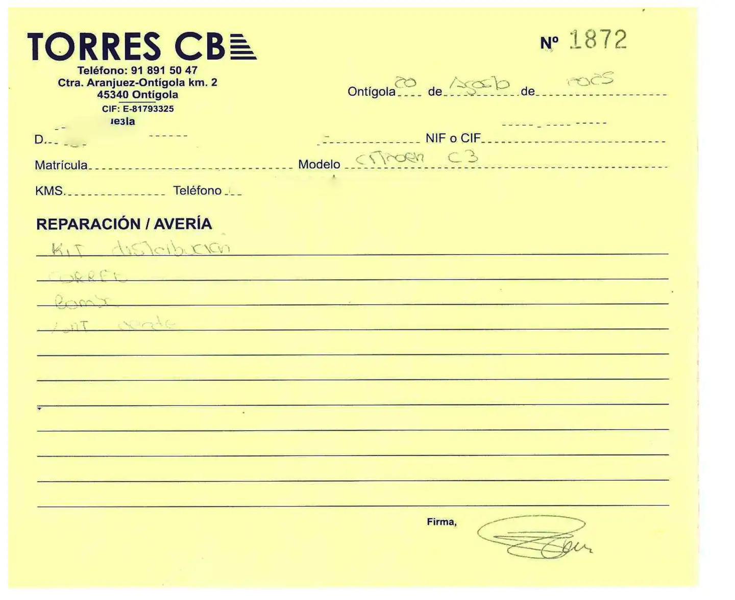 Mantenimiento
