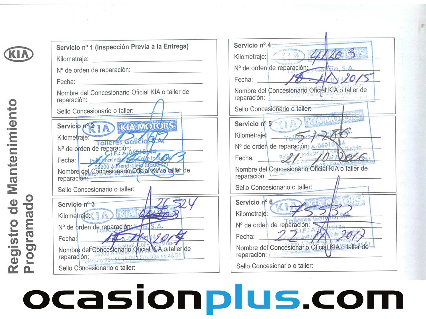 Foto del mantenimiento del KIA Sportage KIA Sportage 1.7 CRDI VGT Drive 4x2 (115 CV)