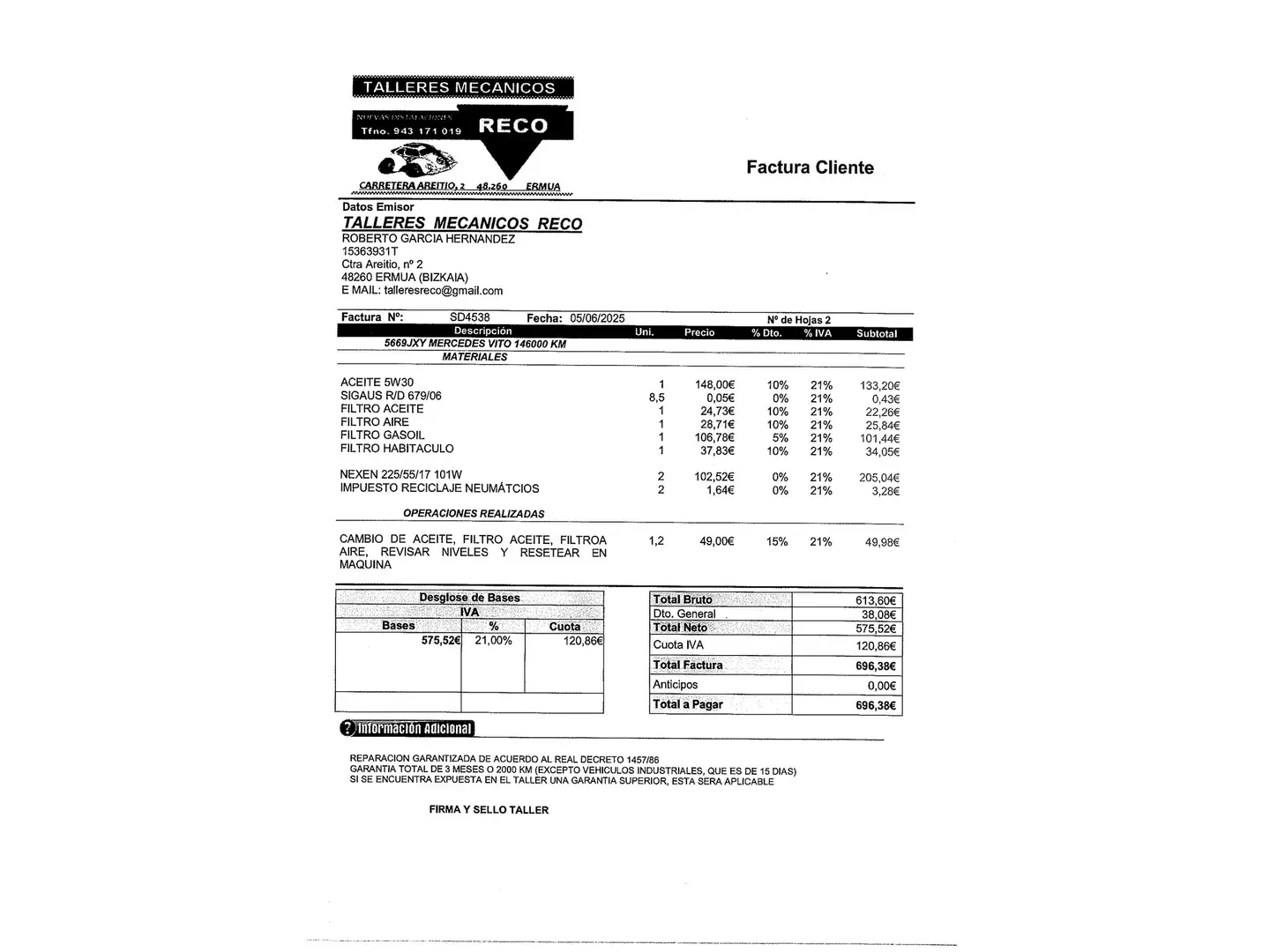 Foto Mercedes Clase V Mercedes-Benz Clase V V 220 d Avantgarde Largo (163 CV) Camperizada 5 Plazas