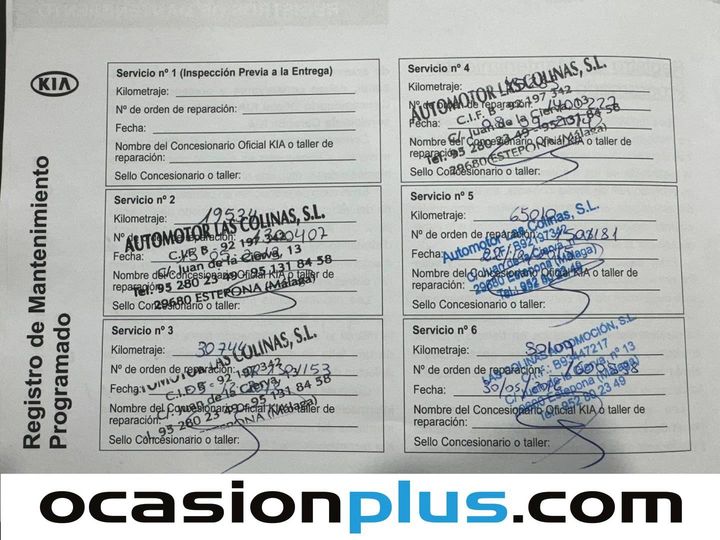 Foto del mantenimiento del KIA Sportage KIA Sportage 1.6 GDI Drive 4x2 (135 CV)