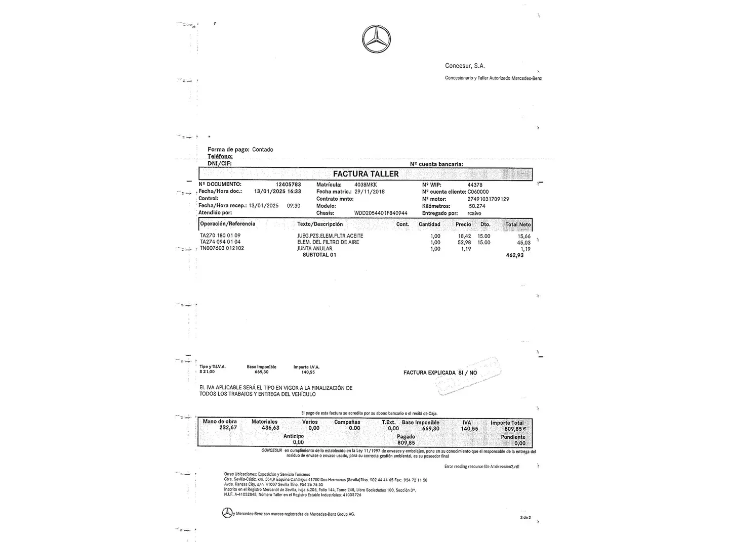 Foto Mercedes Clase C Mercedes Clase C C 180  (156 CV) Pack AMG