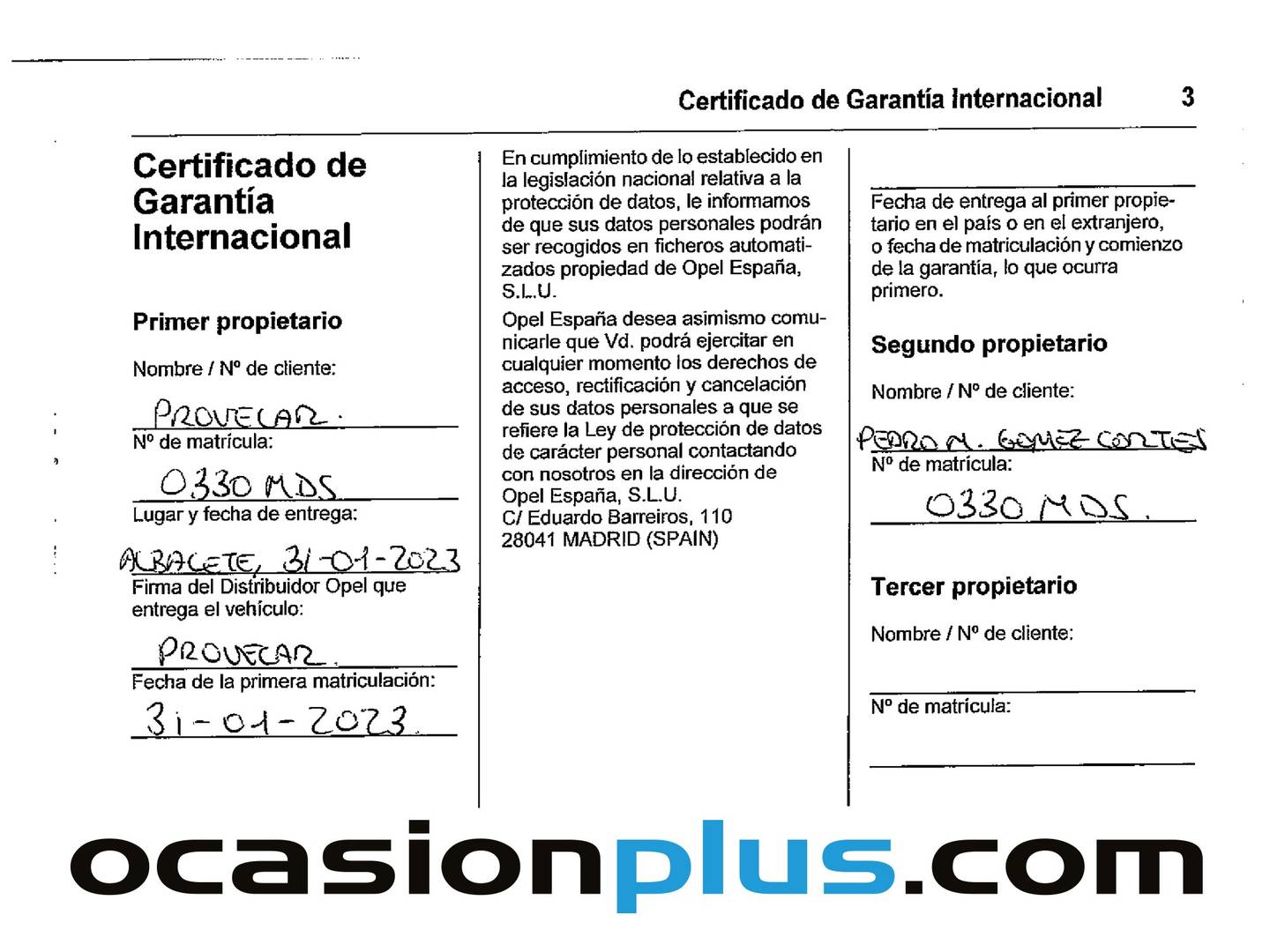 Foto del mantenimiento del Opel Mokka Opel Mokka 1.2 Turbo GS Line (130 CV)