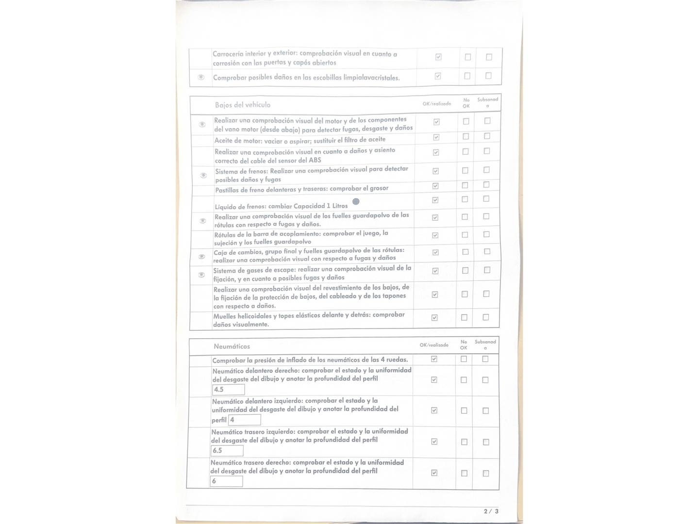 Foto del mantenimiento del Skoda Octavia Skoda Octavia 1.5 TSI m-HEV Selection DSG (150 CV)