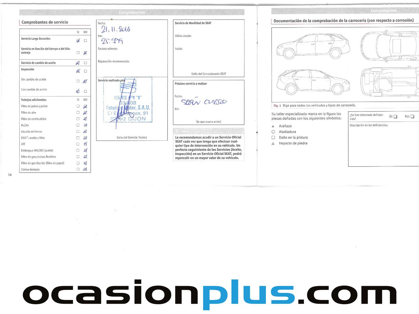 Foto del mantenimiento del Seat León Seat León 1.8 TSI S&S FR Plus (180 CV)