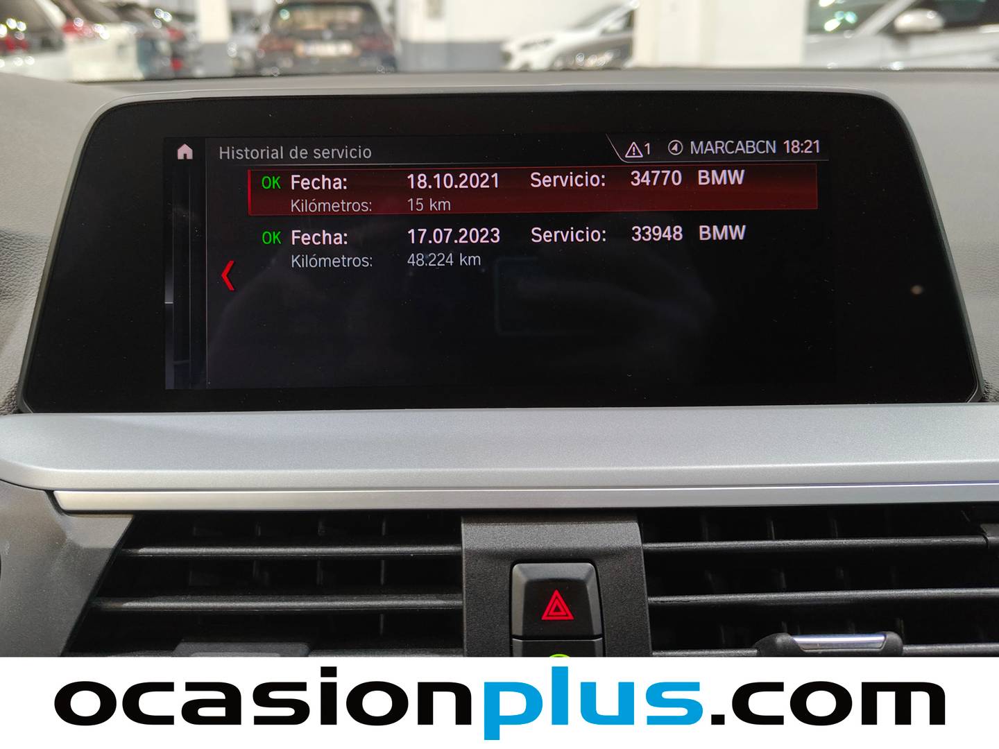 Foto del mantenimiento del BMW X3 BMW X3 xDrive20d (190 CV)
