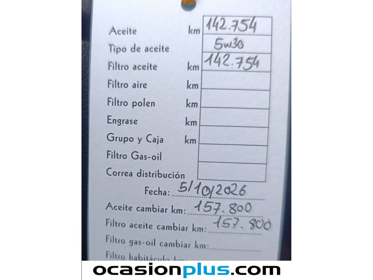 Foto del mantenimiento del Opel Insignia Opel Insignia GS 1.6 CDTI Turbo D Innovation (136 CV)