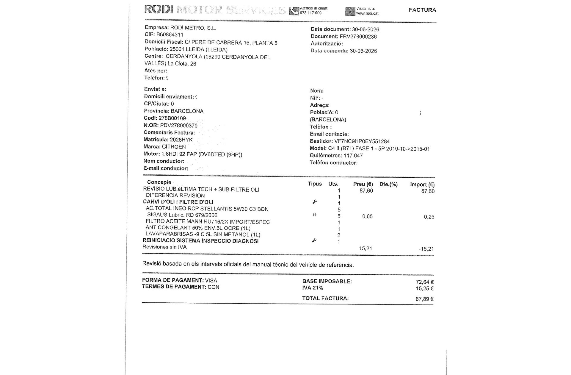 Citroën C4 1.6 HDi Tonic - foto 15