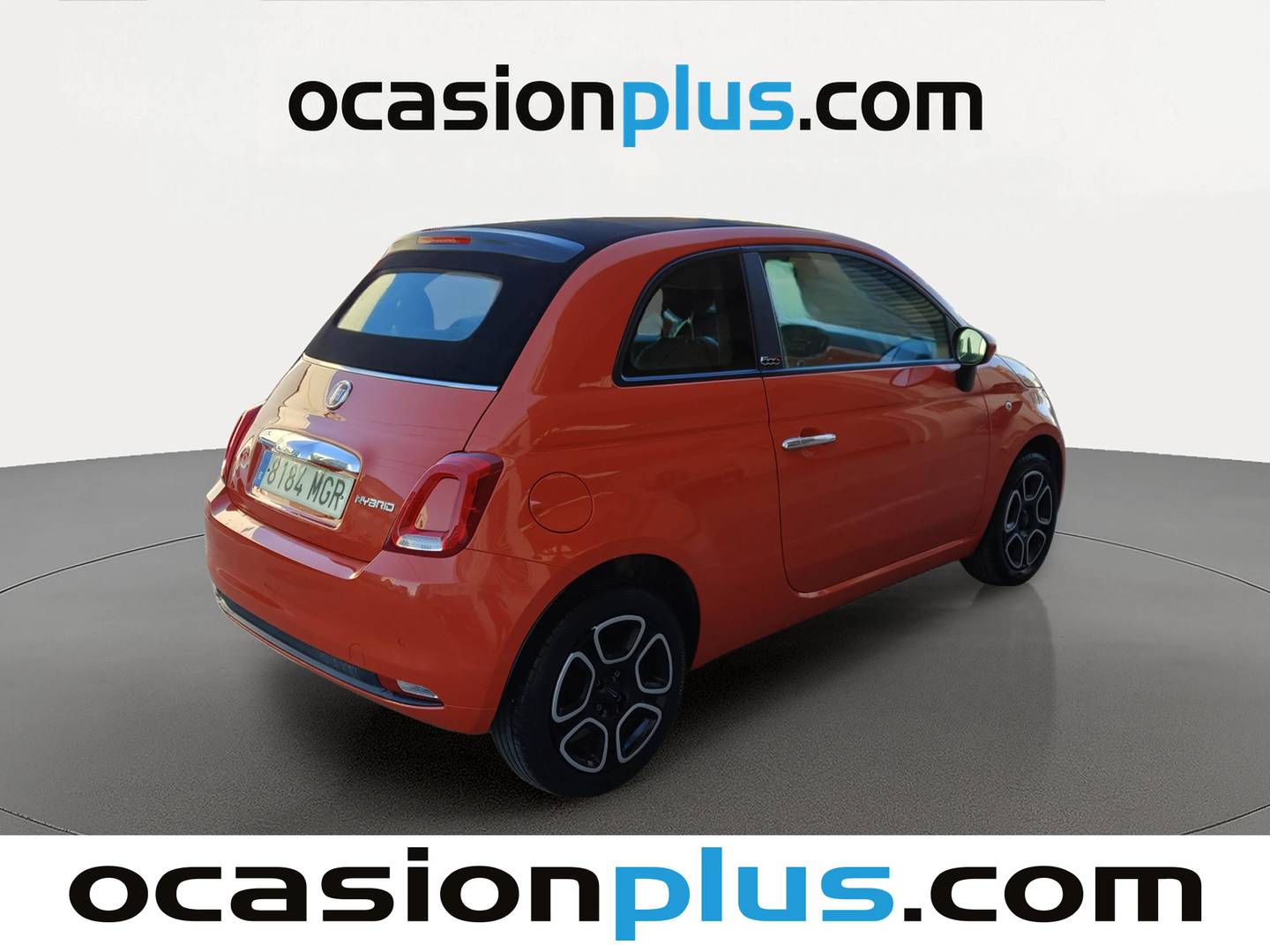 Foto trasera Fiat 500C Fiat 500C 1.0 Hybrid Club (70 CV) derecha