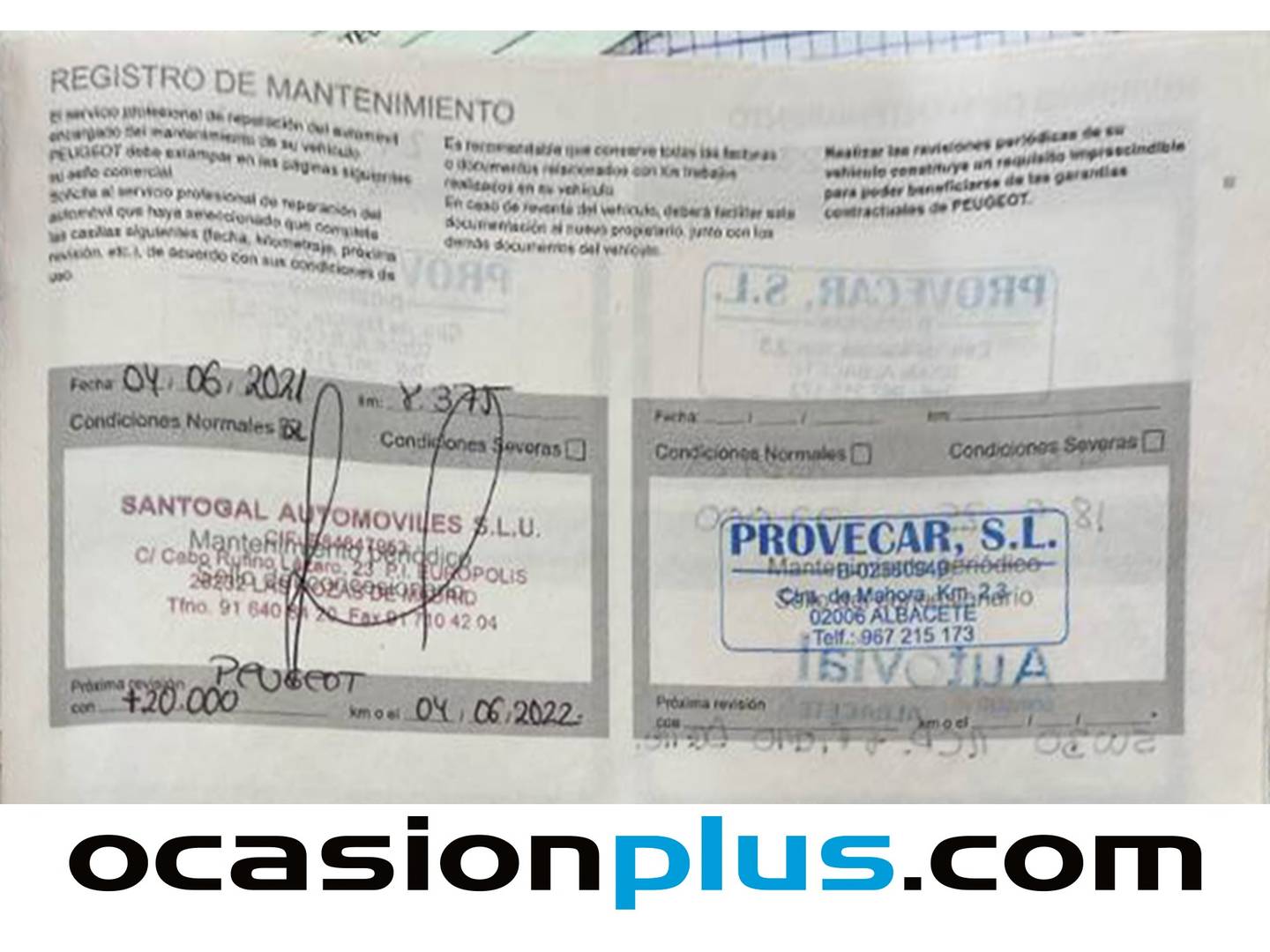Foto del mantenimiento del Peugeot 208 Peugeot 208 PureTech 100 Allure (100 CV)