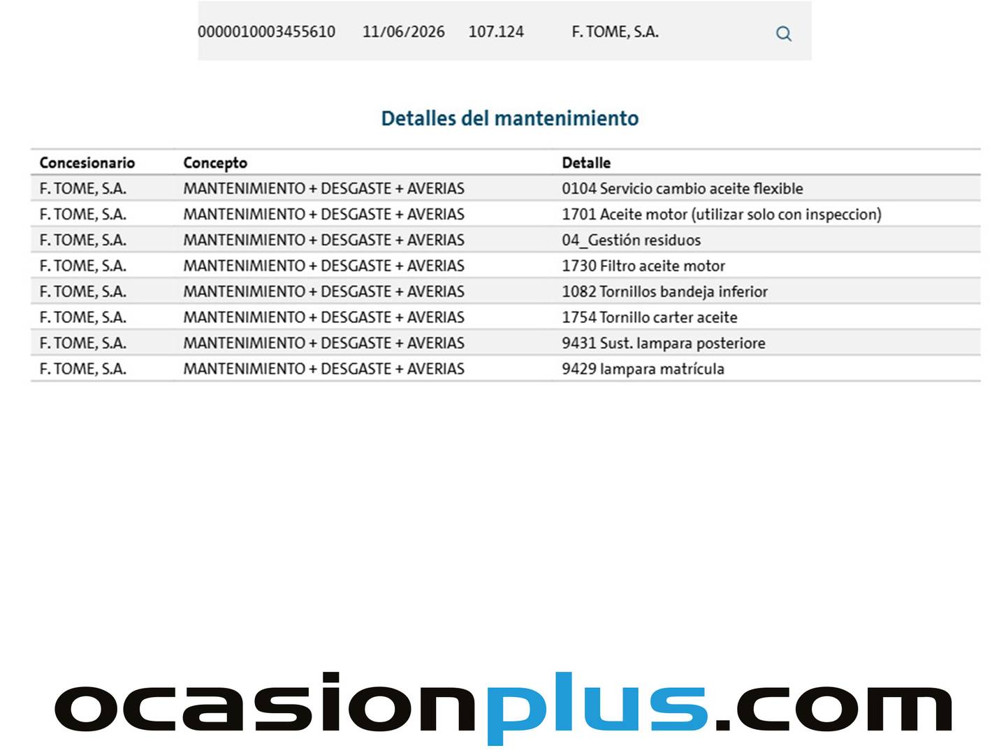 Foto del mantenimiento del Audi A3 Audi A3 Sportback 35 TDI (150 CV) S tronic