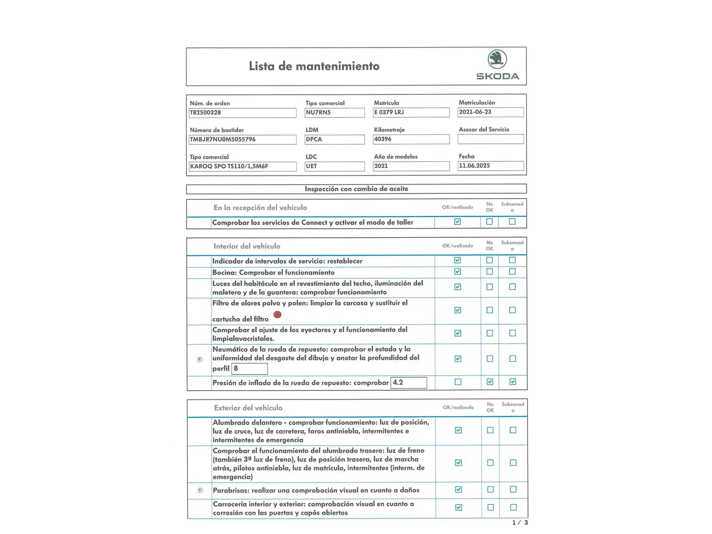 Foto Skoda Karoq Skoda Karoq 1.5 TSI ACT Sportline (150 CV)