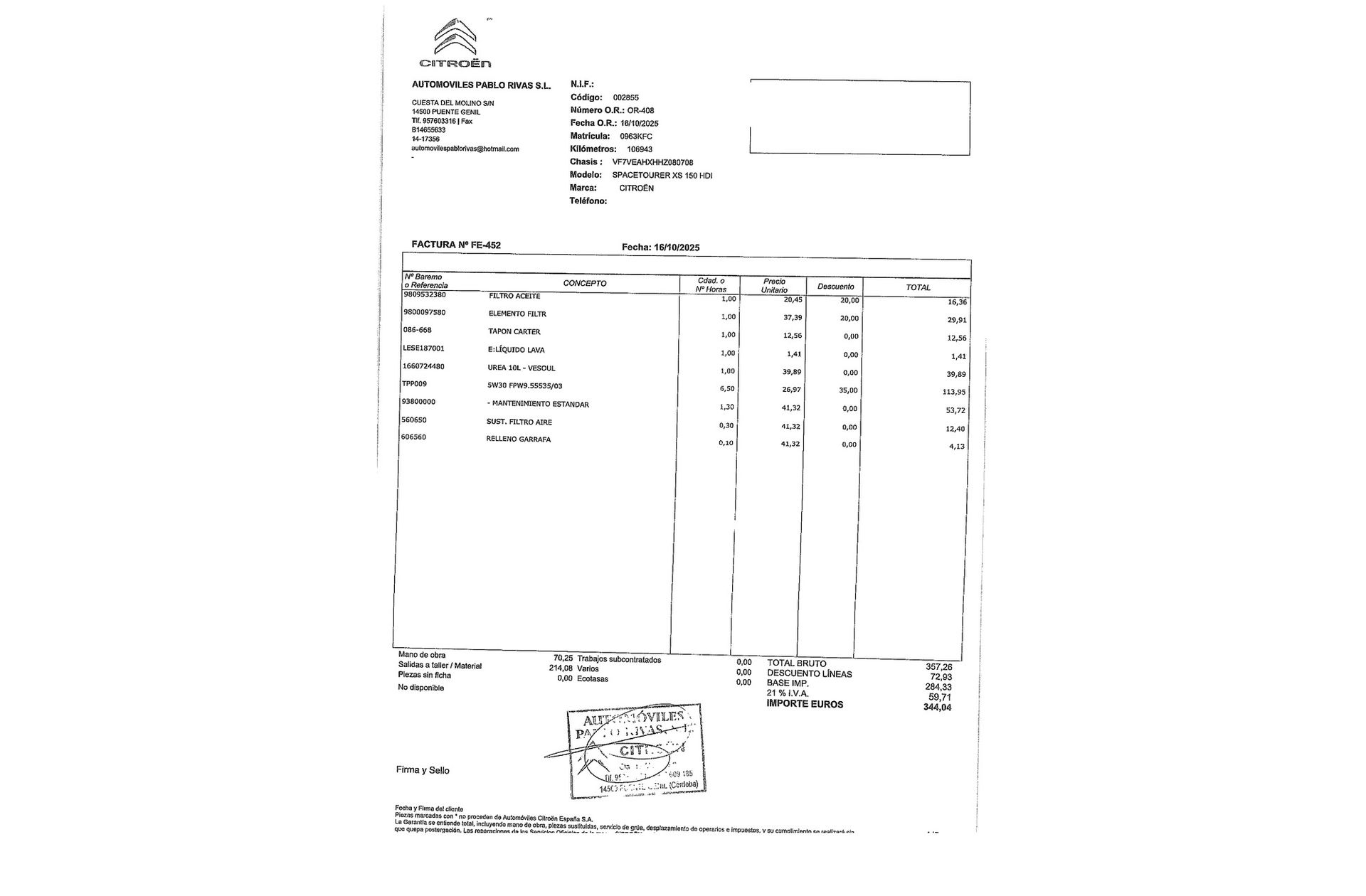 Citroën SpaceTourer BlueHDi 150 Talla XS Business 8 plazas - foto 18