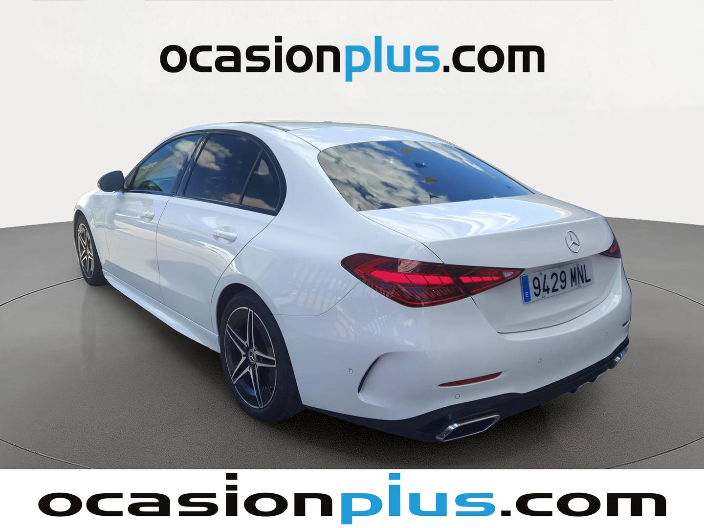 Foto trasera Mercedes Clase C Mercedes Clase C 200 (204 CV) Pack AMG izquierda