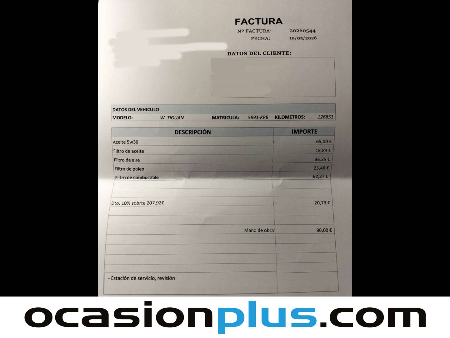 Foto del mantenimiento del Volkswagen Tiguan Volkswagen Tiguan Edition 2.0 TDI (150 CV)