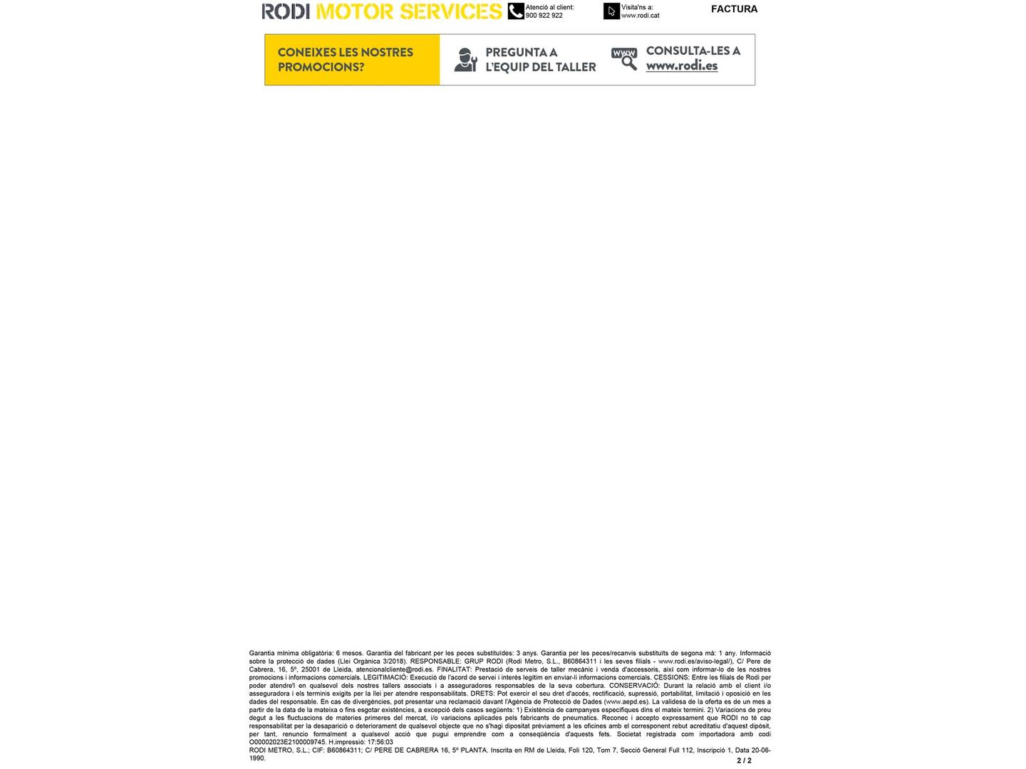 Foto del mantenimiento del Audi A1 Audi A1 Sportback Sportback Attraction 1.6 TDI (116 CV)