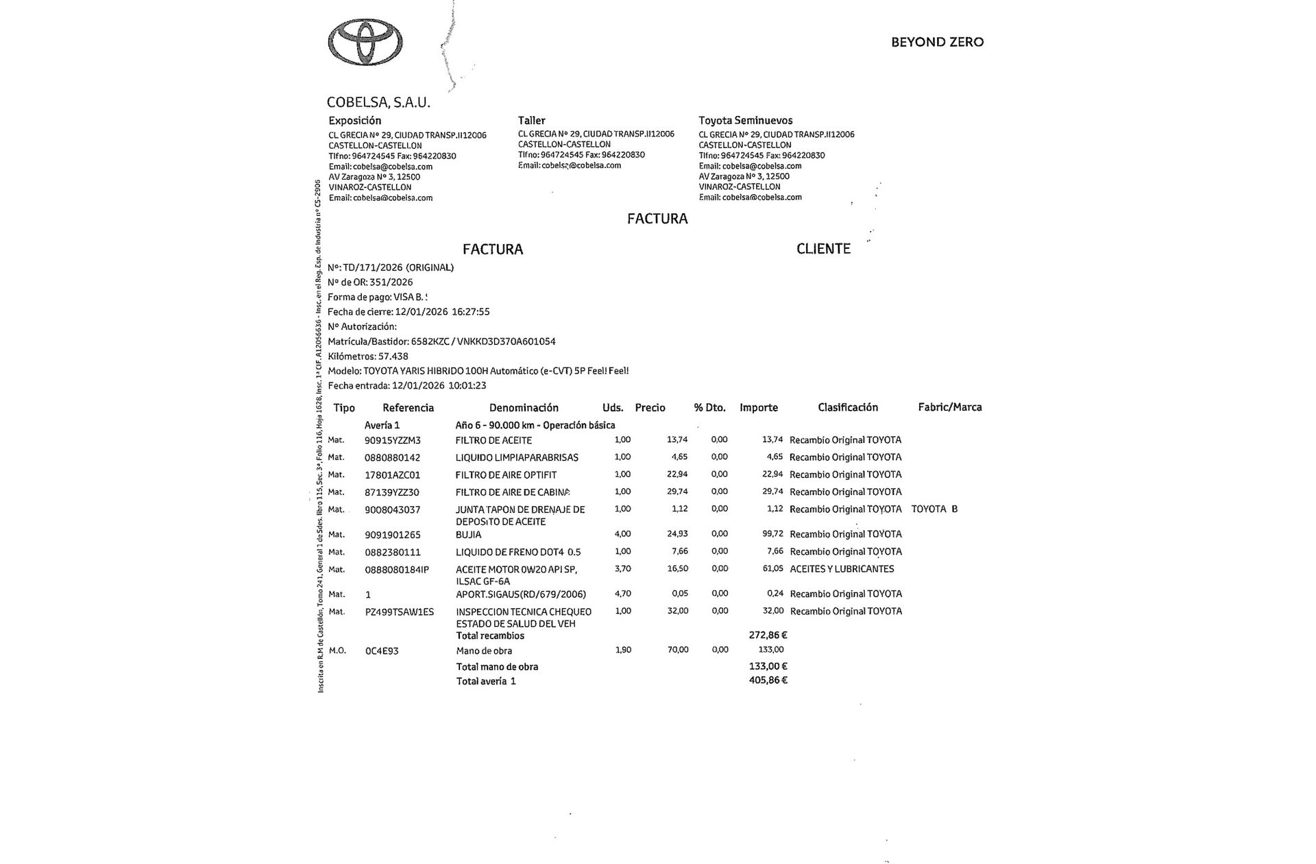 Toyota Yaris 100H Feel - foto 18