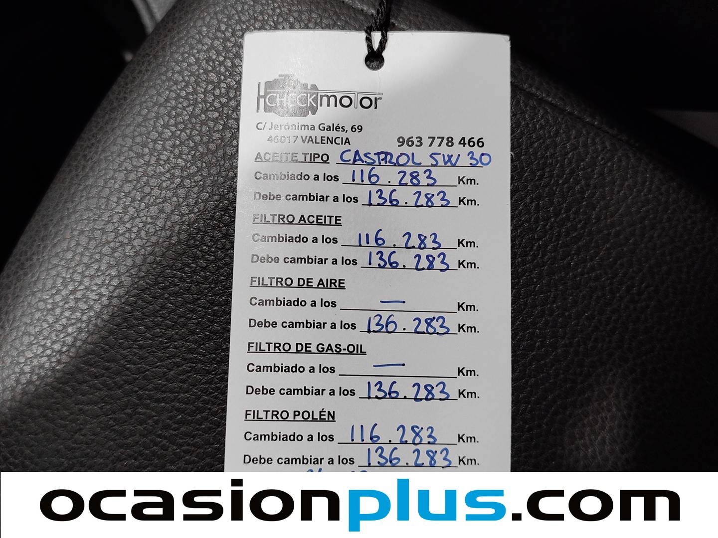 Foto del mantenimiento del Seat Ateca Seat Ateca 2.0 TDI S&S Xcellence 4Drive (150 CV)