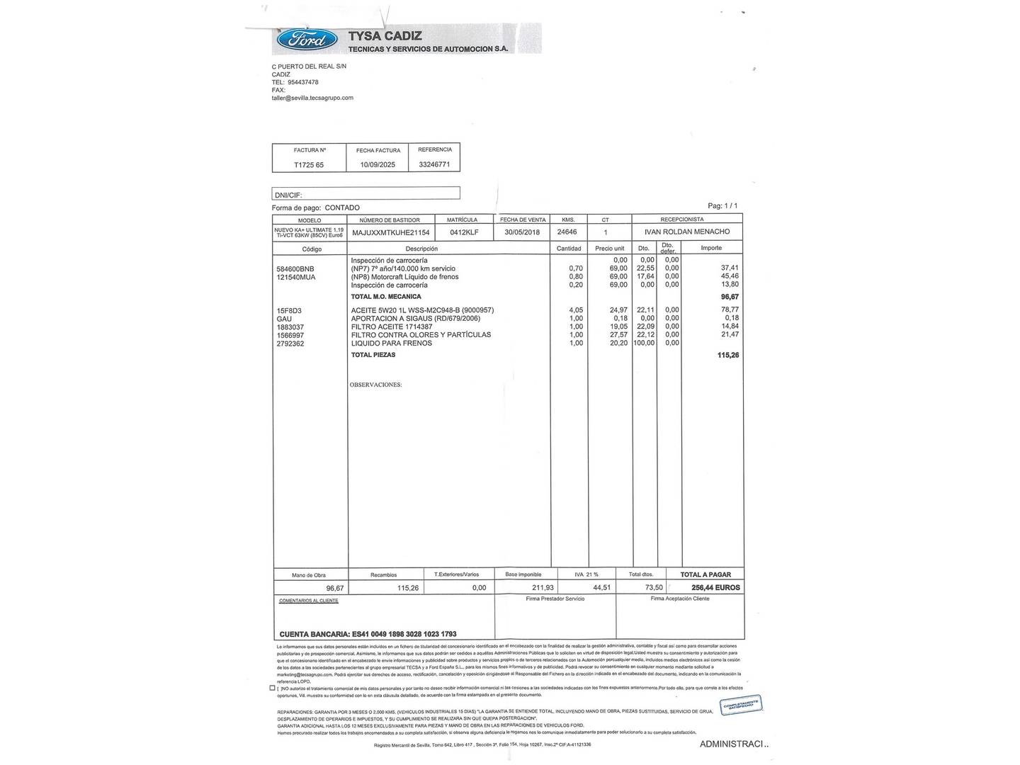 Foto Ford Ka+ Ford Ka+ 1.2 Ti-VCT Ultimate (85 CV)