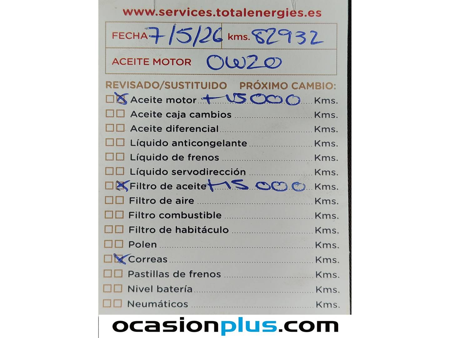 Foto del mantenimiento del Citroën C3 Citroën C3 PureTech 110 S&S Feel Pack EAT6 (110 CV)