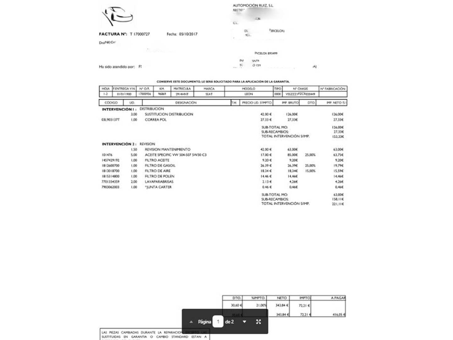 Foto Seat León SEAT León 1.6 TDI Reference Copa (105 CV)