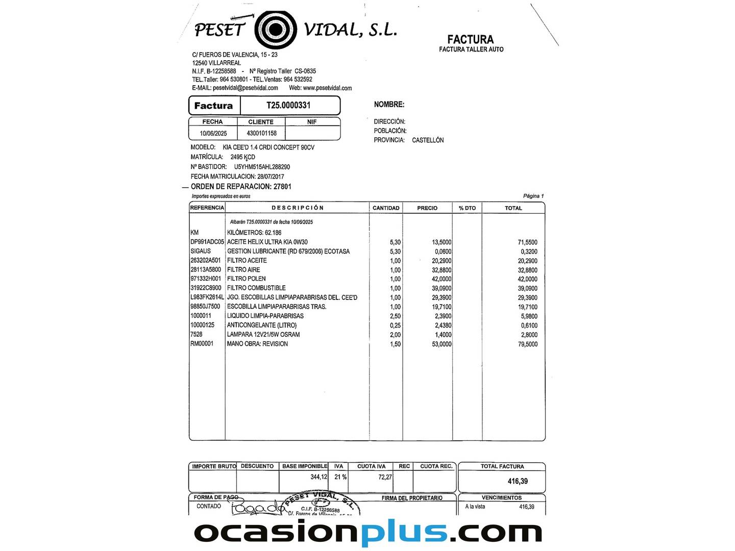 Foto KIA Ceed Kia Ceed 1.4 CRDi WGT Concept (90 CV)