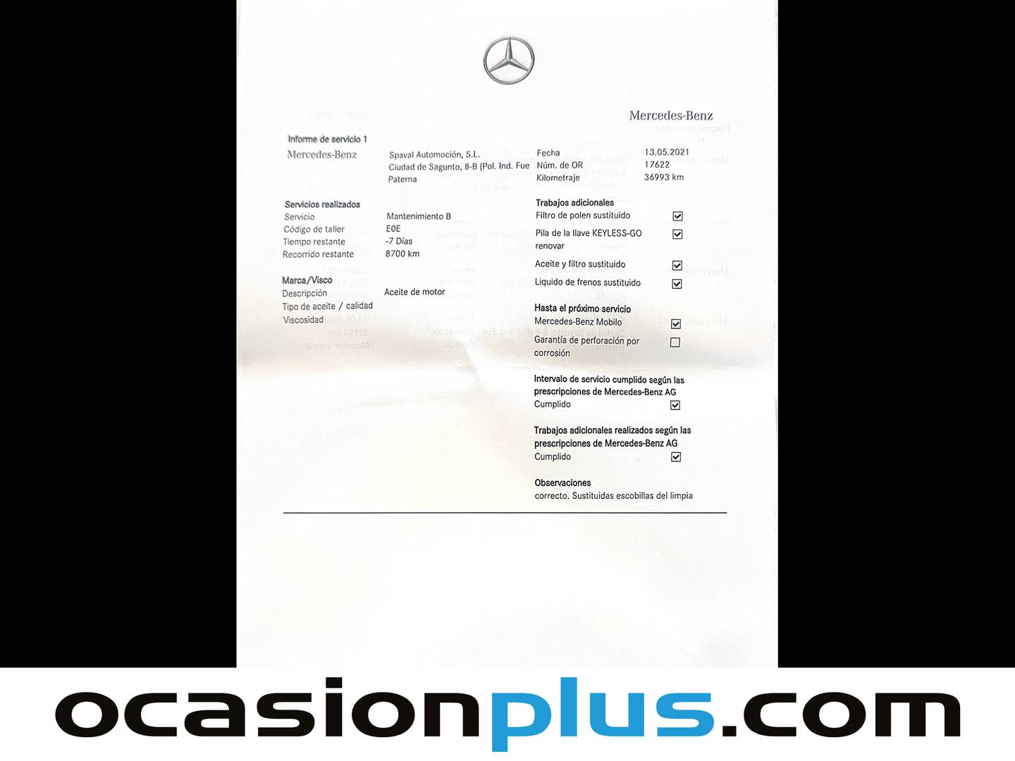 Foto del mantenimiento del Mercedes GLC Coupé Mercedes GLC Coupé 220 d 4Matic (170 CV) PACK AMG