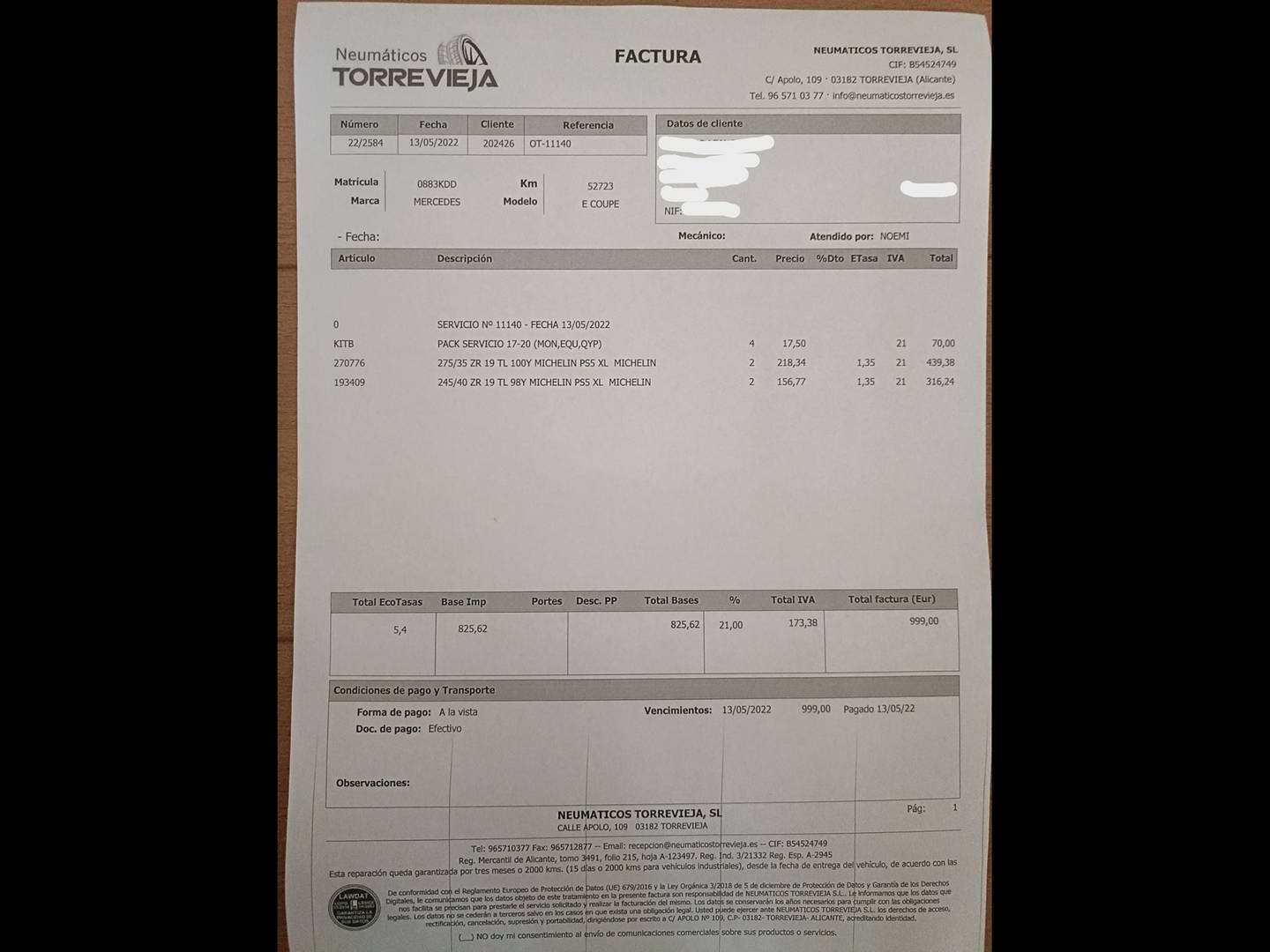 Foto Mercedes Clase E Mercedes-Benz Clase E E 220 d Coupe (194 CV) Pack AMG