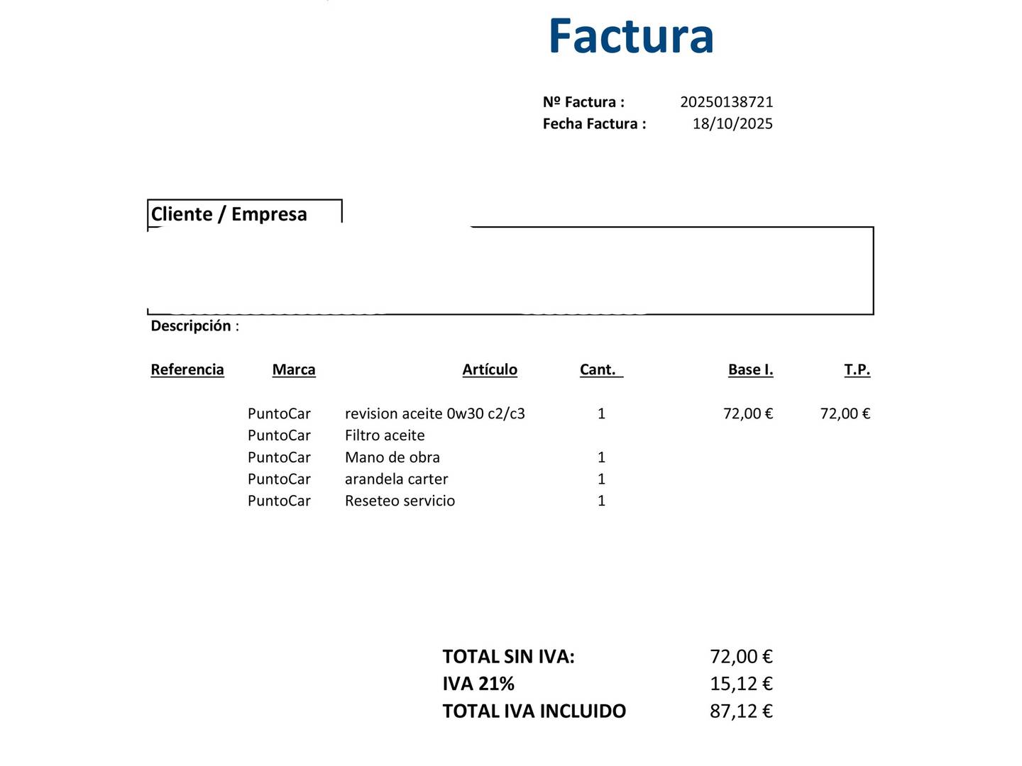 Foto del mantenimiento del Renault Captur Renault Captur Techno TCe (90 CV)