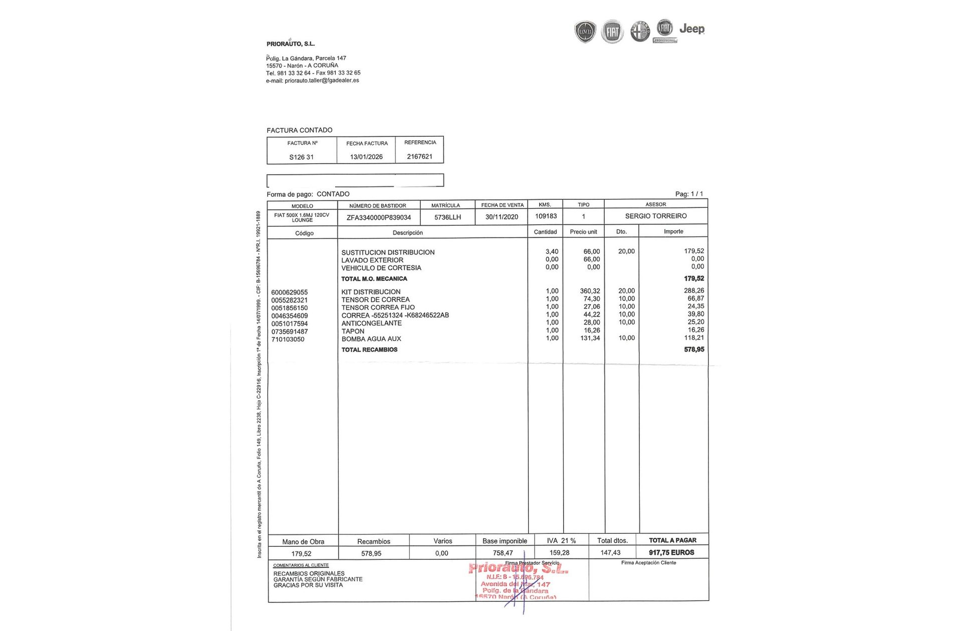Fiat 500X 1.6 MultiJet Lounge 4x2 - foto 18