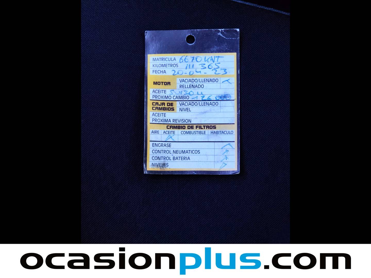 Foto del mantenimiento del Skoda Fabia Skoda Fabia 1.0 TSI Like (95 CV)